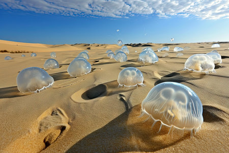 A Jellyfish Ballet in the Desertの素材