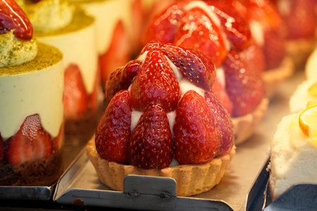 A Traditional Turkish sweet pastry cuisine in restaurant