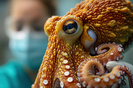 An experimental octopus farm experimental animal useの素材
