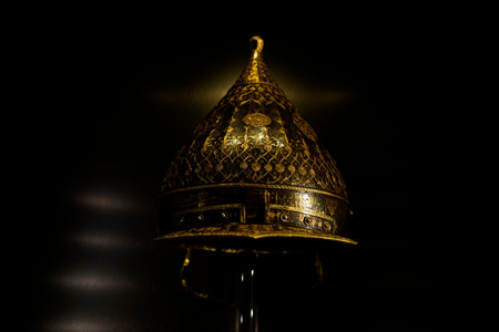 ISTANBUL - TURKEY - JANUARY 5 2024 - part of the Topkapi Palace treasure along with various donations to the Sultanのeditorial素材