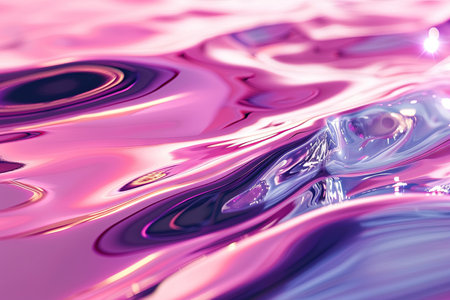 A 3D Chrome abstract liquid shapes. bright colors and lots of light with the chrome effect to make your designs shineの素材