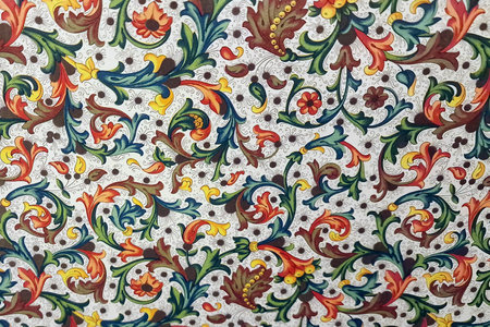 a medieval fabric close up detail texture background paperの写真素材