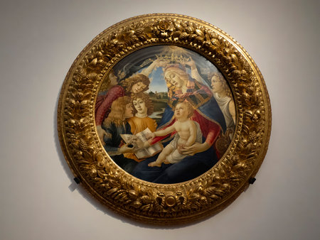 FLORENCE, ITALY - MARCH 24 2024 - The Uffizi Gallery one of the most important museums in the world