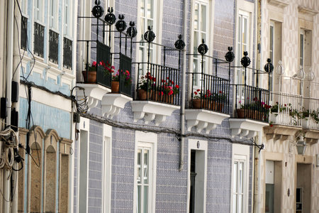 Aveiro pictoresque village street view, The Venice Of Portugal travel tourism landmark