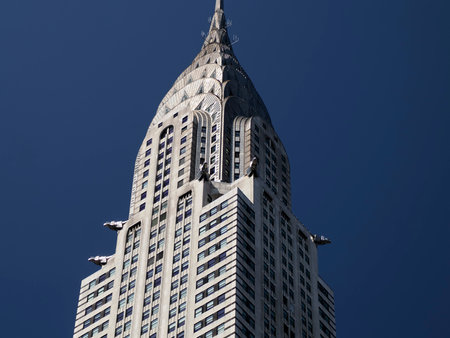 famous new york manhattan skyscrapers building detailの写真素材