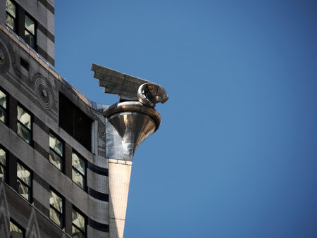 new york manhattan skyscrapers building detailの写真素材