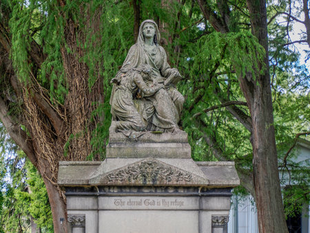 Cincinnati Finneytown historical cemetery Graveyard.の写真素材