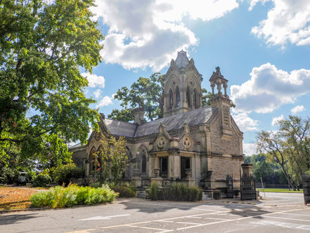 Cincinnati Finneytown historical cemetery Graveyard.の写真素材