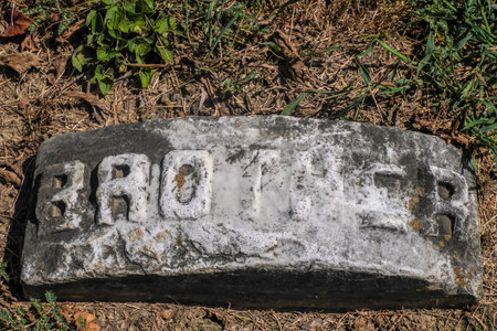 Cincinnati Finneytown historical cemetery Graveyard.の写真素材