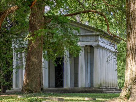Cincinnati Finneytown historical cemetery Graveyard.の写真素材