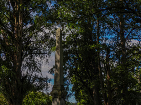 Cincinnati Finneytown historical cemetery Graveyard.の写真素材