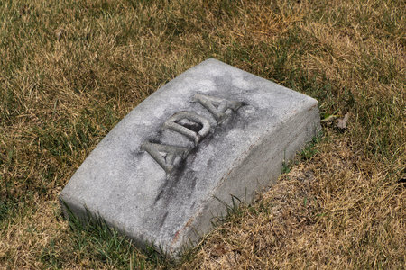 Cincinnati Finneytown historical cemetery Graveyard.の写真素材