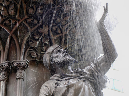 The Cincinnati Tyler Davidson Fountain detailの写真素材