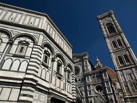 Florence dome church cathedral exterior detailの写真素材