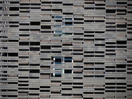 Teatro del Maggio Musicale Fiorentino modern theater in florence exterior view detailの写真素材
