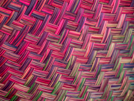 A colorful bag detail in provence france street marketの写真素材