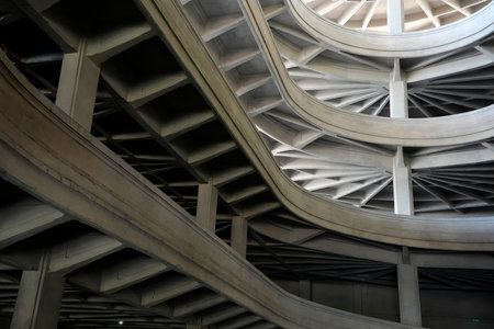 turin lingotto old industrial building detail