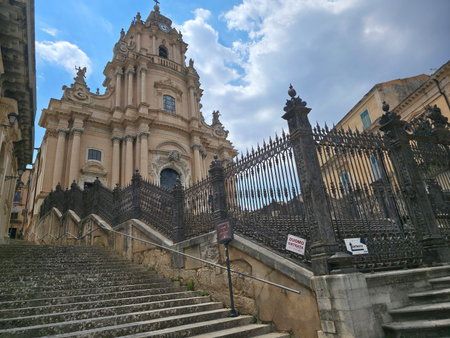 Ragusa Ibla Cathedral baroque church dome Sicily