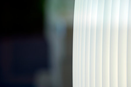 A white lamp lampshade close up detailの写真素材