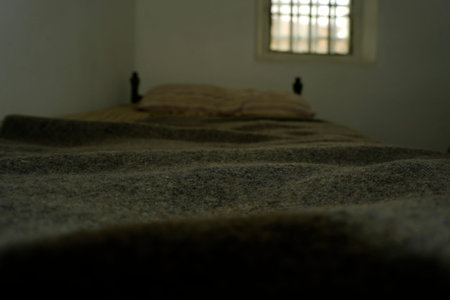 USHUAIA, ARGENTINA - JANUARY 10 2026 - The presidio historical prison is now a museumのeditorial素材