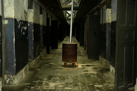 USHUAIA, ARGENTINA - JANUARY 10 2026 - The presidio historical prison is now a museumのeditorial素材