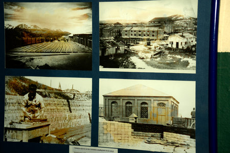 USHUAIA, ARGENTINA - JANUARY 10 2026 - The presidio historical prison is now a museumのeditorial素材