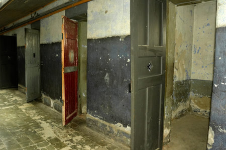 USHUAIA, ARGENTINA - JANUARY 10 2026 - The presidio historical prison is now a museumのeditorial素材