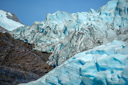 Spegazzini glacier los glaciares park Patagonia Argentinaの写真素材