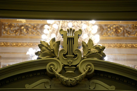 BUENOS AIRES, ARGENTINA - JANUARY 15 2026 - Theater Tteatro colon buenos aires interior view detail
