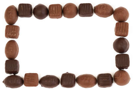 Chocolate frameの写真素材