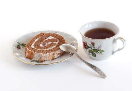 Tea and cakeの写真素材