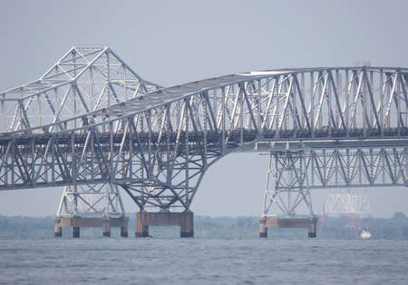 Chesapeake Bay bridgeの写真素材