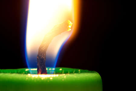 Candle close-upの写真素材