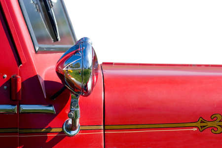 Old car over white backgroundの写真素材