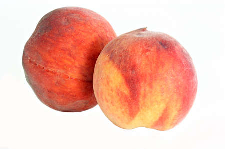 Two peachesの写真素材