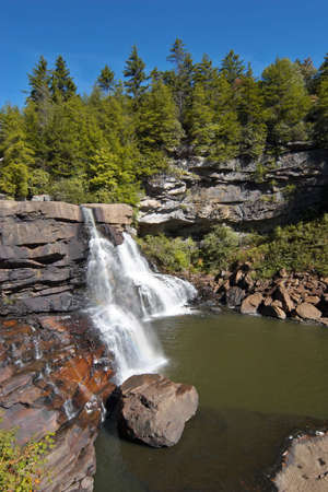 Blackwater Falls, West Virginia, USAの写真素材