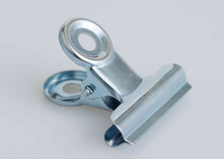Isolated metal clipの写真素材