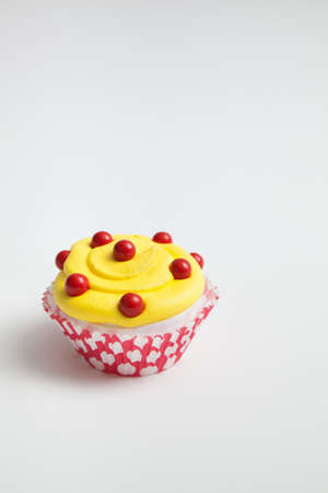 Colorful decorated cupcake closeupの写真素材
