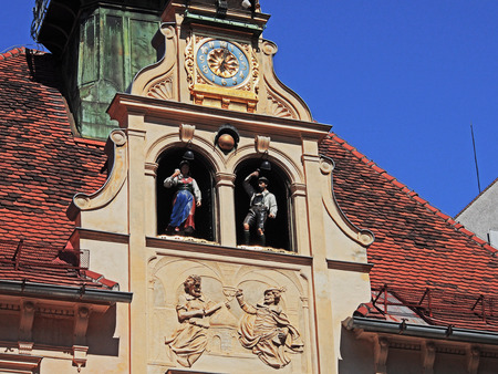 Glockenspiels, Graz, Austriaの写真素材