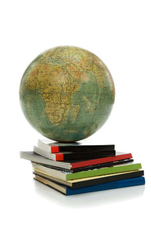 Globe and books- knowledgesの写真素材