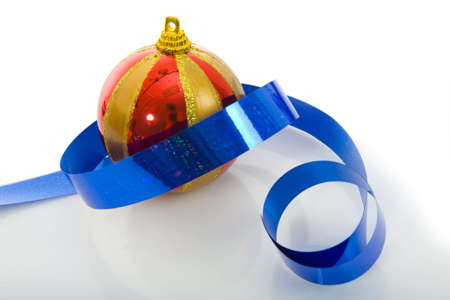 Christmas decoration isolated On Whiteの写真素材