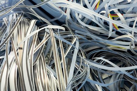 Background of shredded paper cuttings
