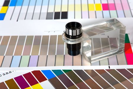 
Color Guides with magnifying glassの写真素材