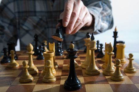 Variants chess composition with hand
