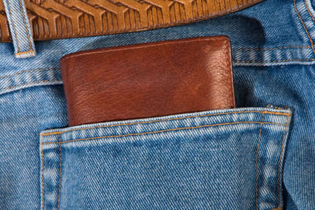Jeans with money. Financial concept.の写真素材