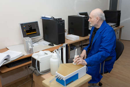 Technology and development ultrasound device. See similar.