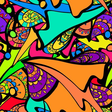 Abstract vector pattern suitable for printing children s prints on textiles, fabrics, clothes, boys, girls.のイラスト素材