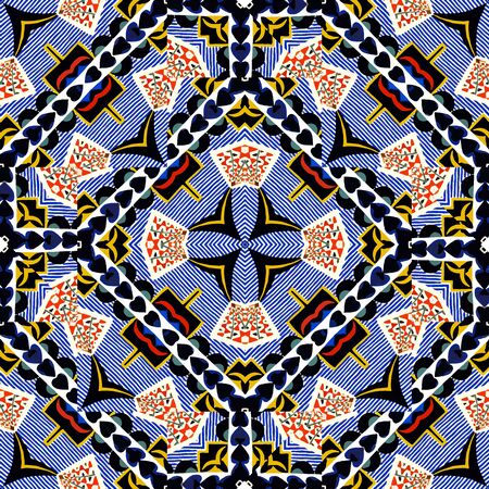 Abstract pattern print for decor, decoration, oil on canvas, interior. Eastern, asian, style....