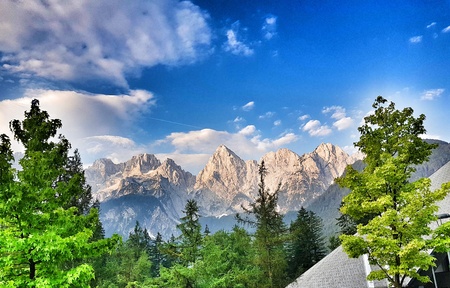 The highest mountain in Slovenia Triglav