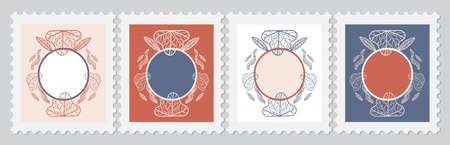 Stamp Vintage Setのイラスト素材